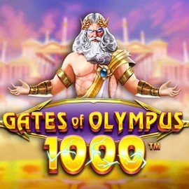 Gates of Olympus 1000 online game logo by Pragmatic Play on spinbettercasino.gr